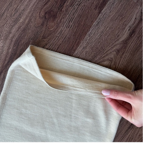 St. John Santana Knit Pull On Elastic Waist Pants NWOT Beige XL - Picture 3 of 10